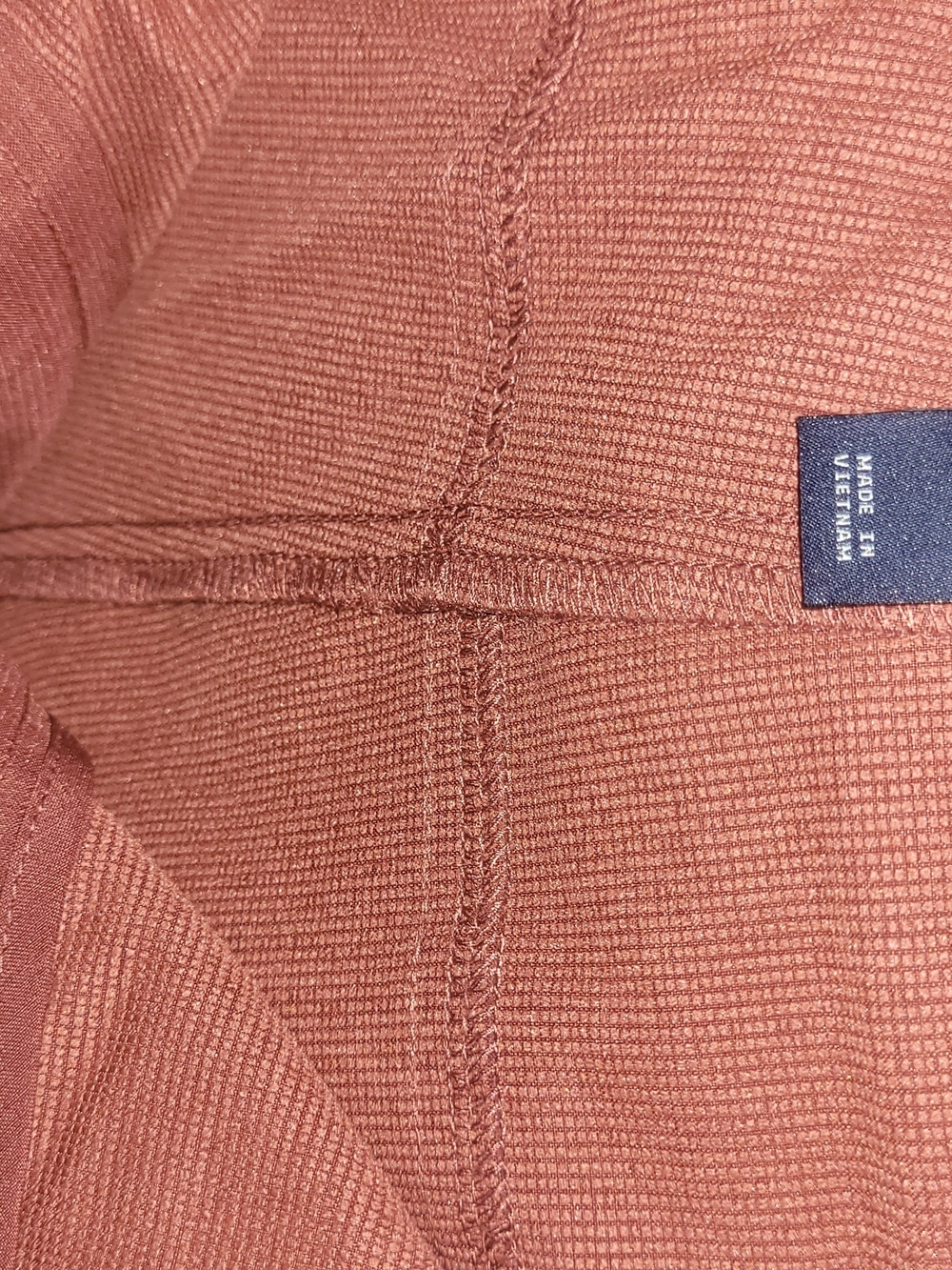 Men's Rust Red Drawstring Swim/Board Shorts - Picture 7 of 15